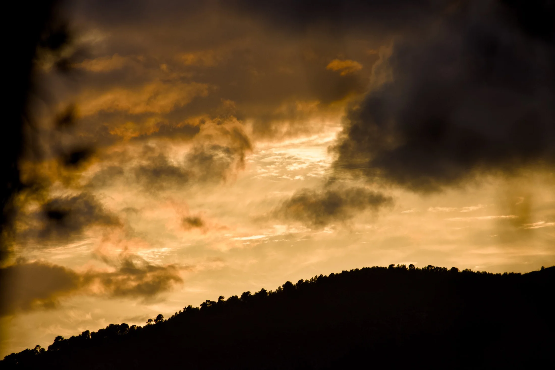 sunset tones over Mallorca