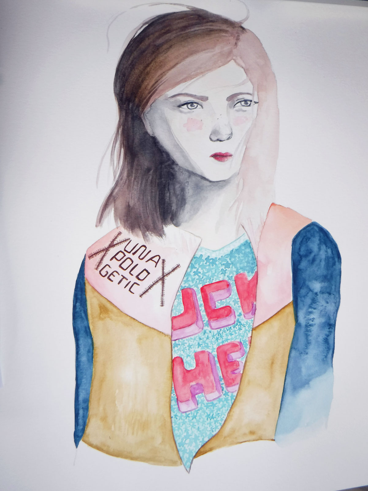 wip watercolour painting