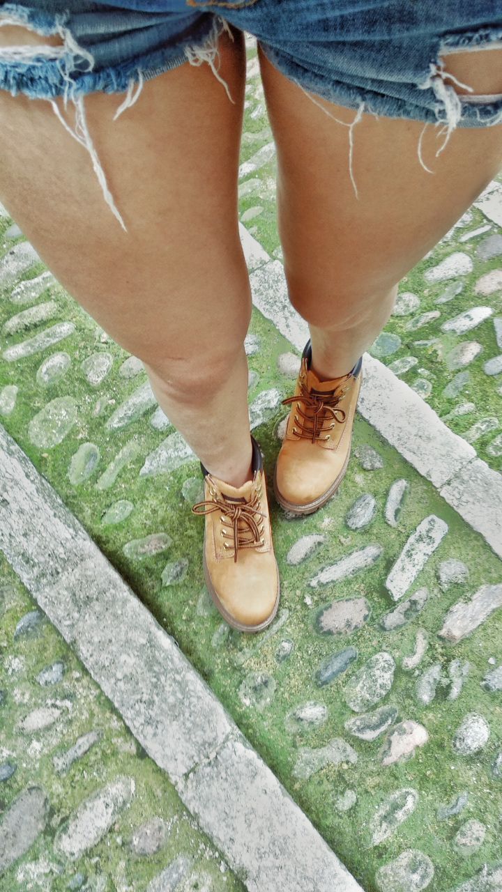 walking over ancient streets