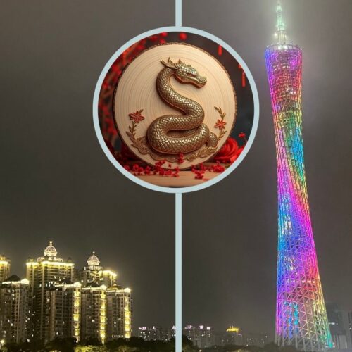 While in China…